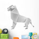Origami_lion Wall Decal