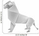 Origami_lion Wall Decal