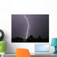 Single Lightning Strike Wall Decal