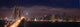 bay bridge and san francisco at night panorama Wall Mural