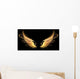 Demon Angel Fire hell Wings Wall Mural