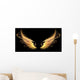 Demon Angel Fire hell Wings Wall Mural