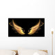 Demon Angel Fire hell Wings Wall Mural