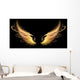 Demon Angel Fire hell Wings Wall Mural