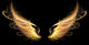 Demon Angel Fire hell Wings Wall Mural