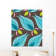 Ottoman Tulip Seamless Pattern Wall Decal
