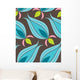 Ottoman Tulip Seamless Pattern Wall Decal