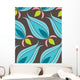 Ottoman Tulip Seamless Pattern Wall Decal