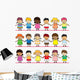 Happy Children Holding Hand Wall Mural