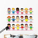 Happy Children Holding Hand Wall Mural
