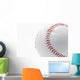 Baseball - Red Stitching Wall Decal