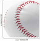 Baseball - Red Stitching Wall Decal