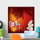 Christmas Tree with Gifts Wall Mural