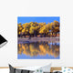 Autumn Forest and Pond Wall Decal