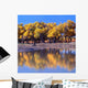 Autumn Forest and Pond Wall Decal