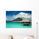Overwater Bungalow in Bora Bora Wall Mural