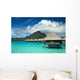 Overwater Bungalow in Bora Bora Wall Mural