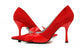 Red Woman Shoes White Wall Decal
