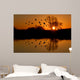 Evening Ducks Wall Mural