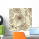 Seamless Pattern Flower and Wall Decal