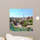 BARCELONA SPAIN the Famous Park Guell Wall Mural