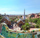 BARCELONA SPAIN the Famous Park Guell Wall Mural