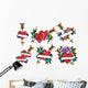 Hearts Arrows Tattoo Wall Decal