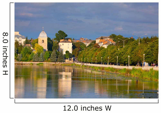 General View City of Ternopil. Ukraine Wall Mural