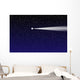 Night sky with comet Wall Mural