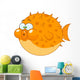 Cartoon Blowfish Wall Decal