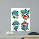 Cross with Rose Tattoo Wall Mural