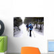 Snow shoeing Wall Mural