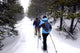Snow shoeing Wall Mural