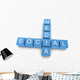 Social Media Crossword Wall Decal