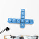 Social Media Crossword Wall Decal