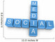 Social Media Crossword Wall Decal