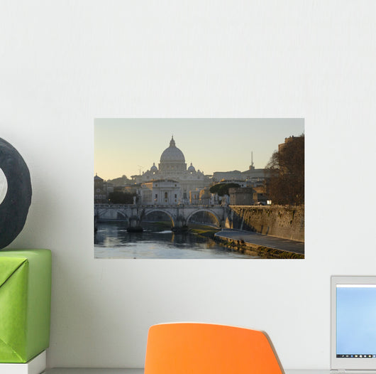san pietro and bridge Wall Mural