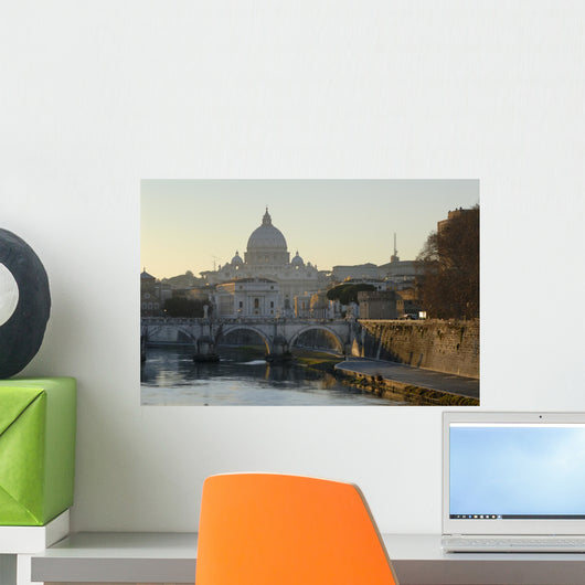 san pietro and bridge Wall Mural