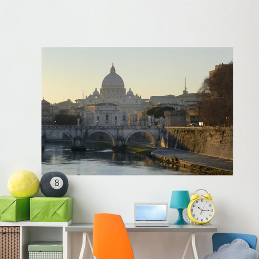 san pietro and bridge Wall Mural