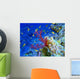 Underwater Landscape with Yellow Fish Wall Decal