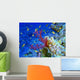 Underwater Landscape with Yellow Fish Wall Decal