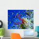 Underwater Landscape with Yellow Fish Wall Decal