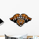 Tiger Mascot Pouncing Graphic