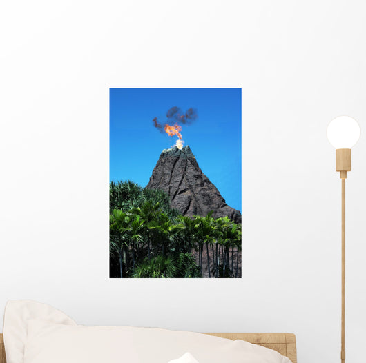 Volcano Wall Mural