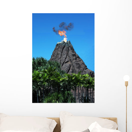 Volcano Wall Mural