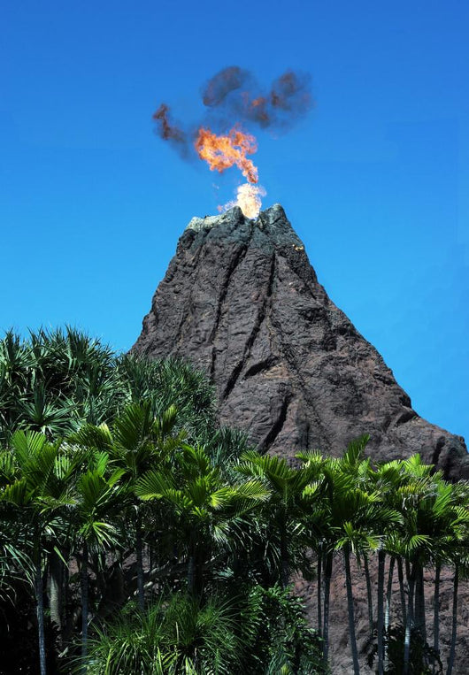 Volcano Wall Mural