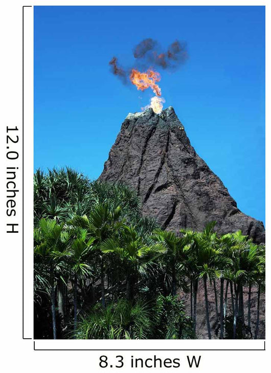 Volcano Wall Decal - WallMonkeys.com – Wallmonkeys