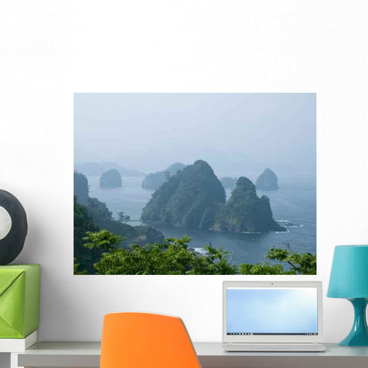 Green Islands Wall Decal