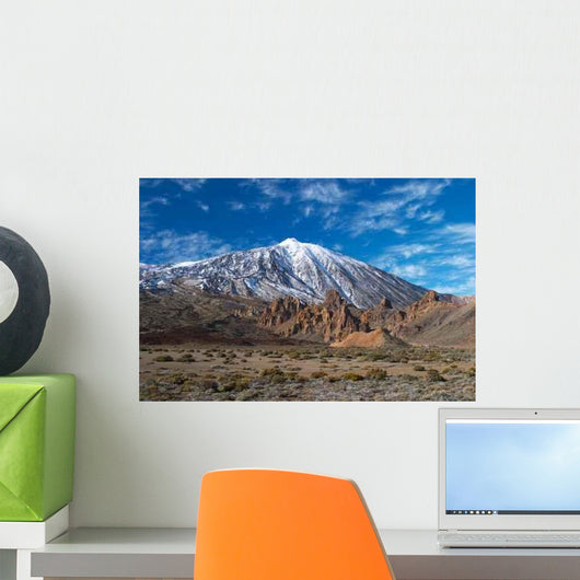 Teide Volcano from Far Wall Decal