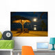 Beach Chairs Tropical Resort-night Wall Decal